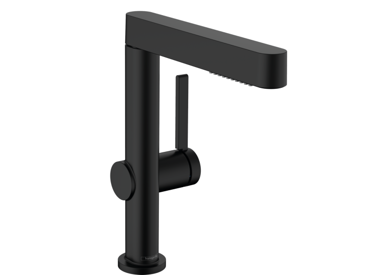 Змішувач Hansgrohe Finoris для раковини, чорний 76063670 (Пошкоджене пакування)