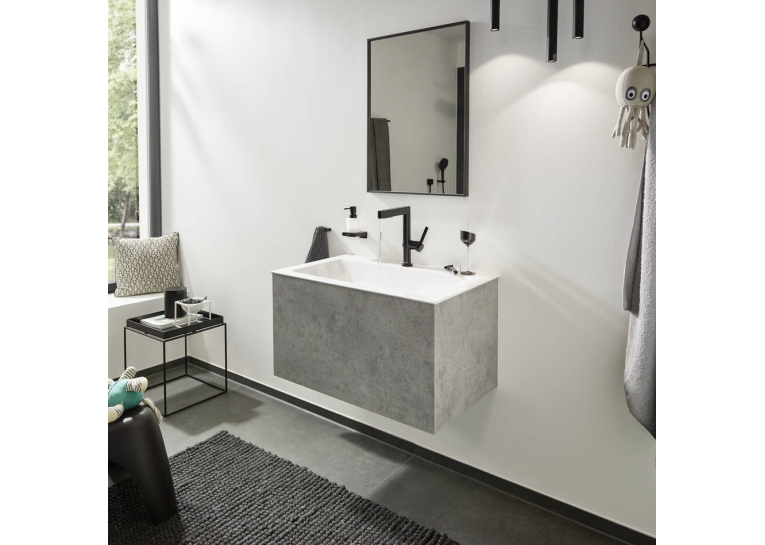 Змішувач Hansgrohe Finoris для раковини, чорний 76063670 (Пошкоджене пакування)