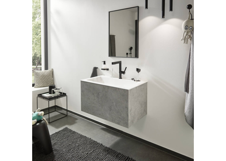 Смеситель Hansgrohe Finoris для раковины, черный матовый 76063670
