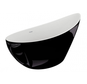 Ванна акриловая отдельностоящая Polimat ZOE Чёрная 180x80 00257