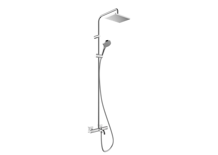 Душова система з термостатом Hansgrohe Vernis Shape Showerpipe 230 1jet EcoSmart 26098000 хром