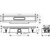 Монтажний комплект для каналів ø50 Hansgrohe uBox universal 600 мм 56022180