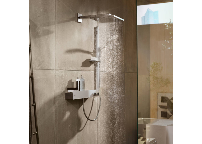 Верхній душ Hansgrohe Raindance E 300 1jet з душовим кронштейном Polished Gold Optic 26238990