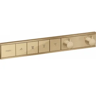 Термостат Hansgrohe RainSelect скрытого монтажа на 4 потребителя Brushed bronze 15382140