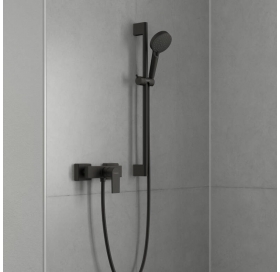 Ручной душ Hansgrohe Vernis Blend EcoSmart 26340670 черный матовый