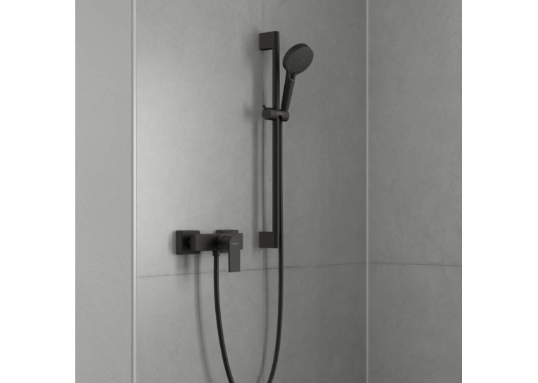 Ручний душ Hansgrohe Vernis Blend EcoSmart 26340670 чорний матовий (Пошкоджене пакування)