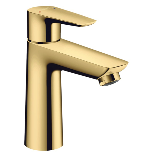 Змішувач для раковини Hansgrohe Talis E 110 із донним клапаном pop-up Polished Gold Optic 71710990