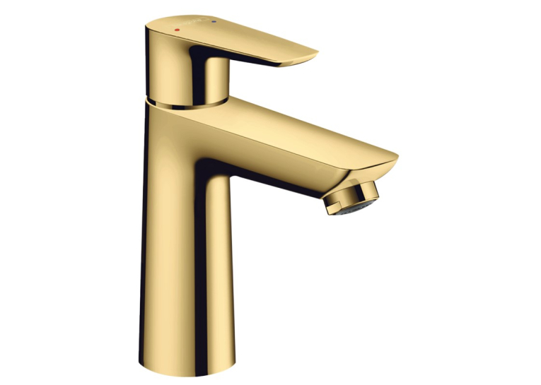 Змішувач для раковини Hansgrohe Talis E 110 із донним клапаном pop-up Polished Gold Optic 71710990