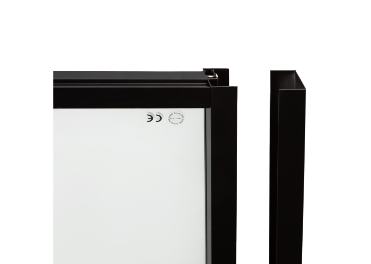  Душова кабіна Qtap SCORPIO BLA10995-AC6 90x90, скло 6мм Clear без піддону SCOBLA10995AC6