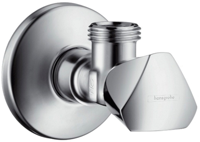 Вентиль кутовий Hansgrohe E, хром 13903000 (Пошкоджене пакування)