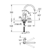 Змішувач для кухні Grohe BauLoop 31368001