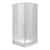  Душова кабіна Lidz Wawel SC80x80.SAT.LOW.TR (LWASC8080SATLOWTR)