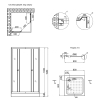  Душова кабіна Lidz Wawel SC80x80.SAT.LOW.TR (LWASC8080SATLOWTR)
