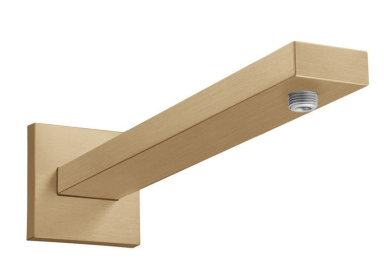 Кронштейн для верхнього душу Hansgrohe E 389 мм Brushed Bronze 27694140