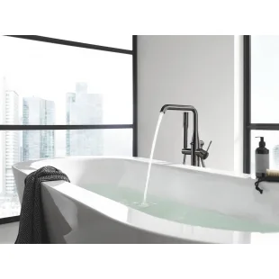 Смеситель для ванны с ручным душем Grohe Essence 23491AL1 Графит матовый