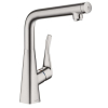 Змішувач для кухні Hansgrohe Metris Select 320 Stainless Steel Finish 14883800