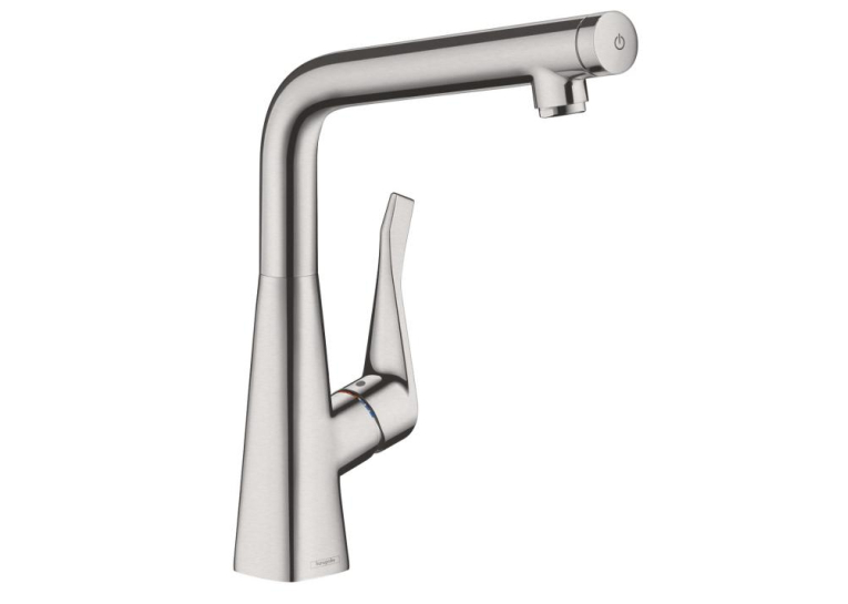 Змішувач для кухні Hansgrohe Metris Select 320 Stainless Steel Finish 14883800