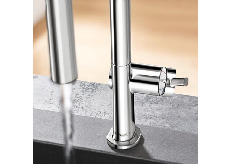 Змішувач Hansgrohe Talis M54 для кухонного миття з висувним душем, хром 72800000