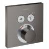 Термостат для душа Hansgrohe ShowerSelect Brushed Black 15763340
