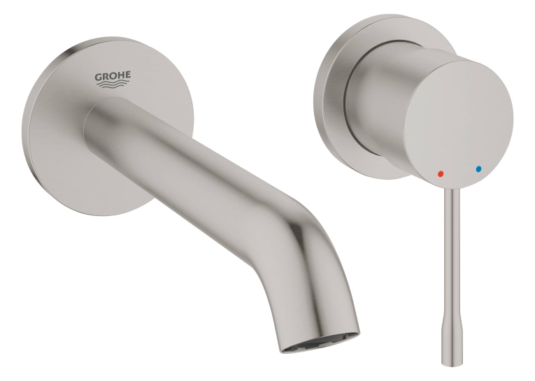 Змішувач для раковини на два отвори Grohe Essence M-Size 19408DC1 Сталь