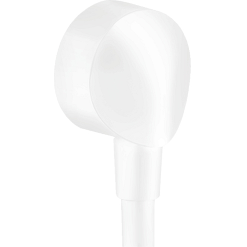 Шланговое подключение Hansgrohe FixFit E без обратного клапана Matt White 27454700