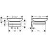 Мильниця Hansgrohe AddStoris 41746990, золото (Пошкоджене пакування)