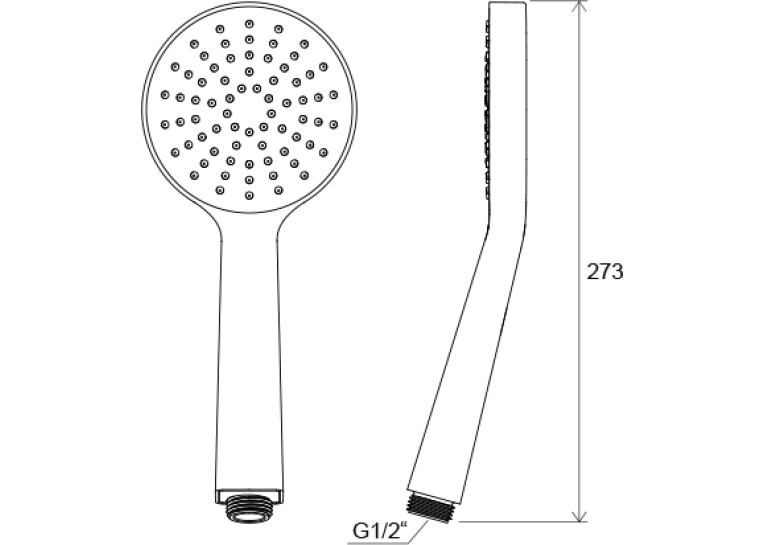  Лійка ручного душу Ravak Flat S 960.00 X07P343