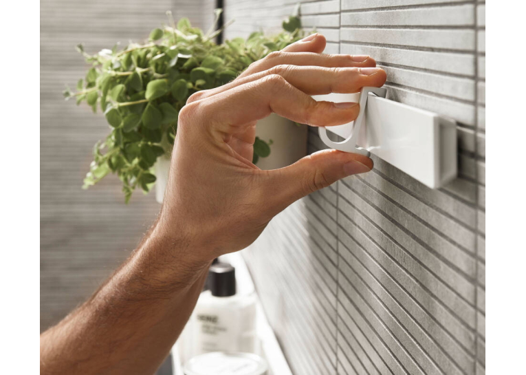 Гачок для рушників Hansgrohe WallStoris 27929700 на штангу, білий матовий