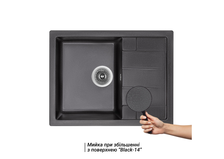 Кухонная мойка Lidz 650x500/200 BLM-14 (LIDZBLM14650500200)