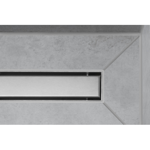 Верхня частина Hansgrohe "RainDrain Match" для каналу 600 мм Brushed Stainless Steel 56036800