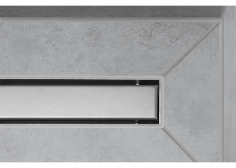 Верхня частина Hansgrohe "RainDrain Match" для каналу 600 мм Brushed Stainless Steel 56036800