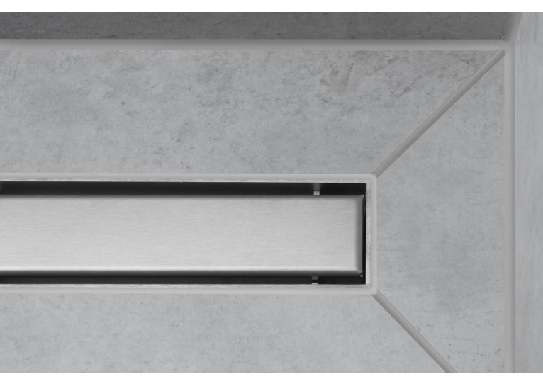 Верхня частина Hansgrohe "RainDrain Match" для каналу 600 мм Brushed Stainless Steel 56036800
