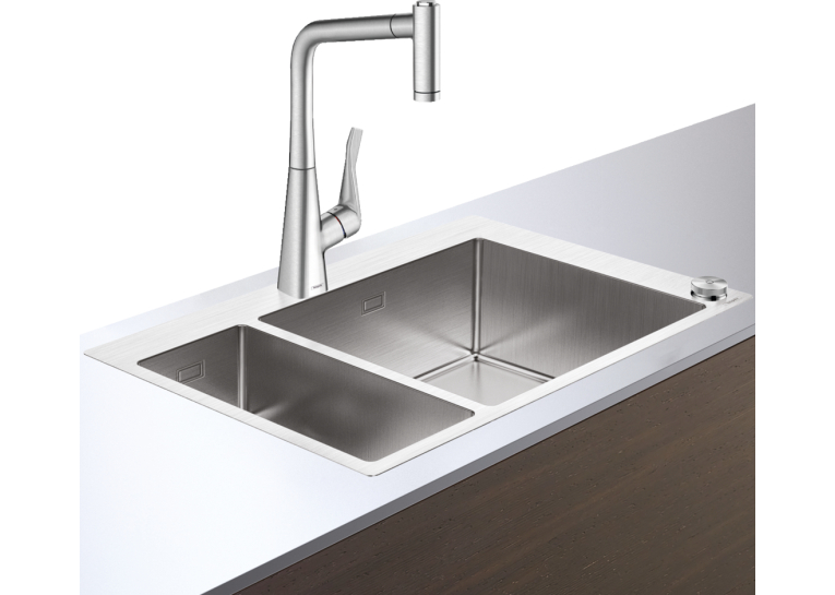 Кухонний комплект мийка із змішувачем Hansgrohe C71-F655-04 43210800