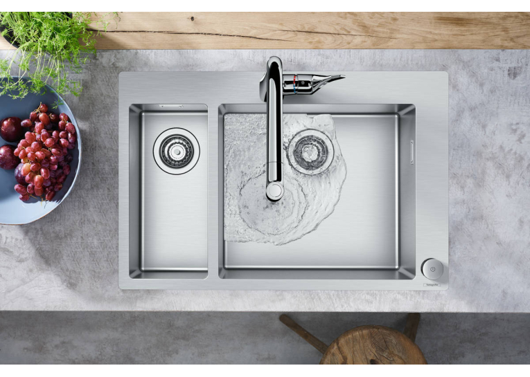 Кухонний комплект мийка із змішувачем Hansgrohe C71-F655-04 43210800