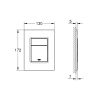 Кнопка змиву Grohe Skate Cosmopolitan S 37535GL0