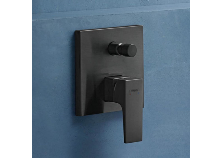 Змішувач прихованого монтажу для ванни/душа Hansgrohe Metropol Brushed Black 32545340