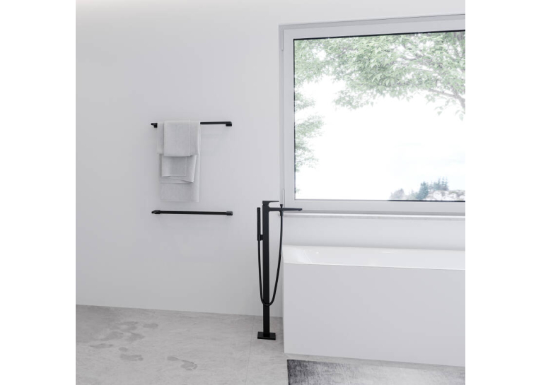 Двойной держатель для банных полотенец Hansgrohe AddStoris 41743000 хром