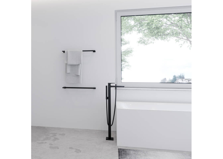 Двойной держатель для банных полотенец Hansgrohe AddStoris 41743000 хром