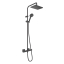 Душевая система с термостатом Hansgrohe Vernis Shape Showerpipe 230 1jet 26286670 черный матовый