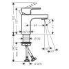 Змішувач для раковини Hansgrohe Vernis Shape 71567000 хром