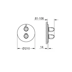 Термостат для душу Grohe Grohtherm 1000 New 19984000