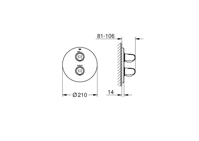 Термостат для душу Grohe Grohtherm 1000 New 19984000