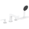 Змішувач Hansgrohe Vivenis на борт ванни, білий матовий 75444700