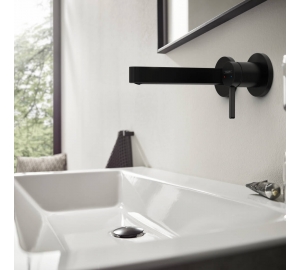 Смеситель Hansgrohe Finoris для раковины, черный матовый 76051670