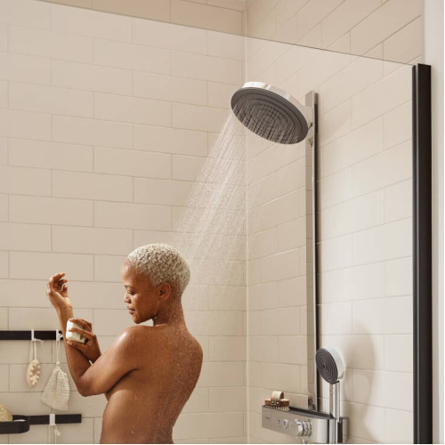 Верхний душ Hansgrohe Pulsify 260 1jet EcoSmart 24141670 черный матовый