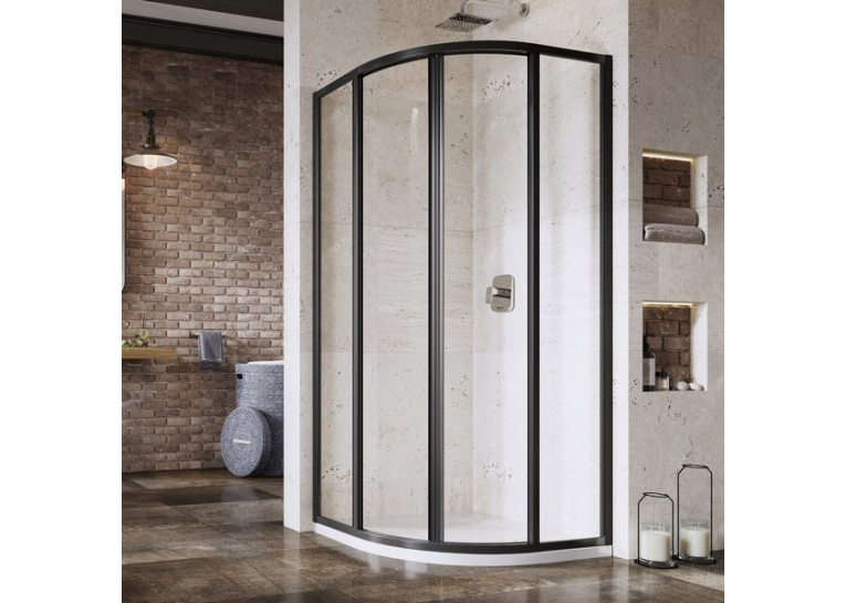 Душевая кабина Ravak Supernova SKCP4-80 195 Чёрный TRANSPARENT 3114O302Z1