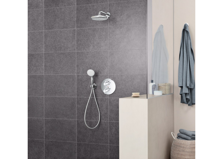 Верхній душ Grohe Tempesta 250 із кронштейном до стіни з EcoJoy, 26668000