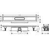 Монтажний комплект для каналів ø50 Hansgrohe uBox universal 700 мм 56023180
