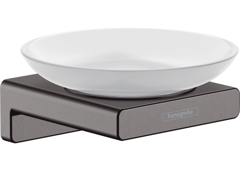 Мыльница Hansgrohe AddStoris 41746340, черный матовый хром (Повреждённая упаковка)