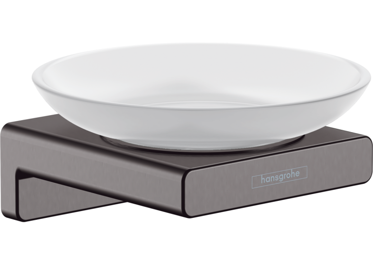 Мыльница Hansgrohe AddStoris 41746340, черный матовый хром (Повреждённая упаковка)